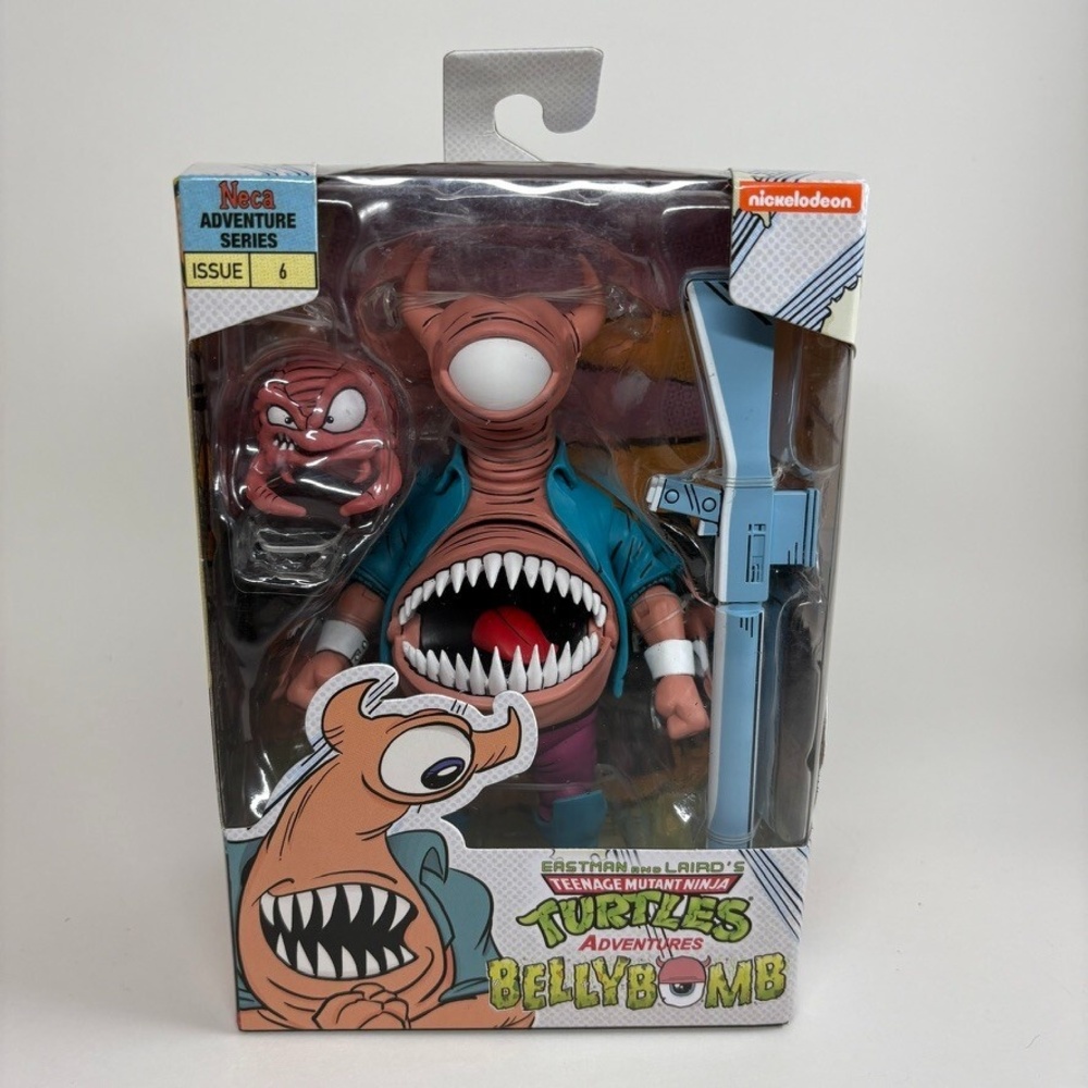NECA Belly Bomb TMNT Adventures Eastman Laird Teenage Mutant Ninja Turtles NEW
